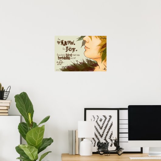 I'm Joy Poster ポスター (ホームオフィス)