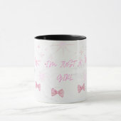 I'm Just a Aesthetic Mug / Pink Bows & Sparkles マグカップ (中央)