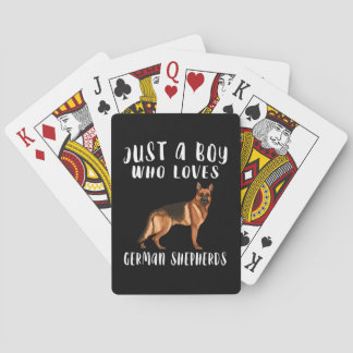 Im Just A Boy Who Loves German Shepherd トランプ