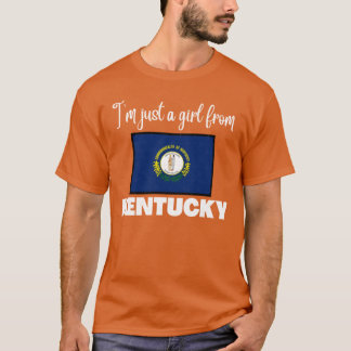 Im just a girl from Kentucky State pride design fo Tシャツ