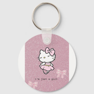 I'm just a girl key chain キーホルダー