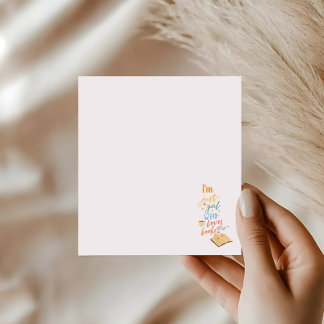 I'm just a girl who loves books ノートパッド