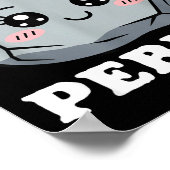 I'm Just A Pebble Cute Kawaii Rock Funny Pun  ポスター (角)