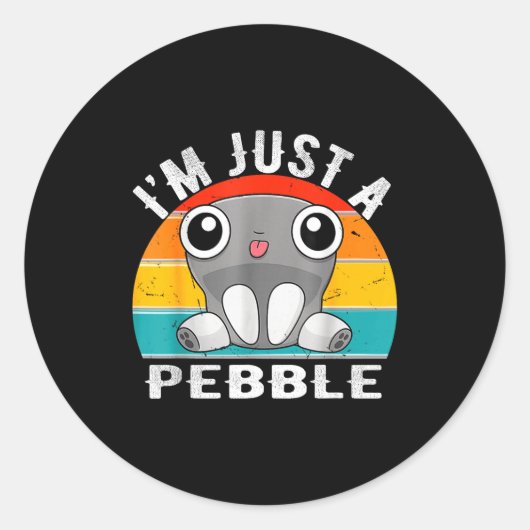 I'm Just A Pebble Kids  ラウンドシール (正面)