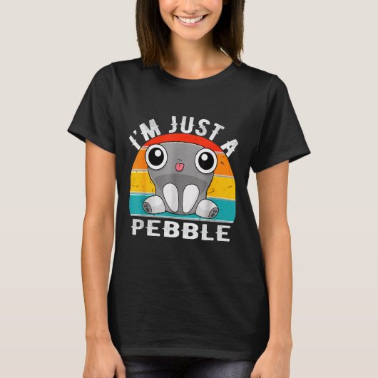 I'm Just A Pebble Kids  Tシャツ (正面)
