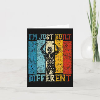 I'm Just Built Different - Fitness Bodybuilding Gy カード