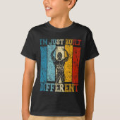 I'm Just Built Different - Fitness Bodybuilding Gy Tシャツ (正面)