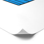 I'm Just Dropping By - Funny Monster Tightrope Pun ポスター (角)