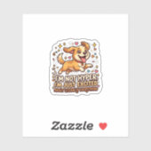 I'm Just Excited About Everything | Dog Lover Gif シール (シート)