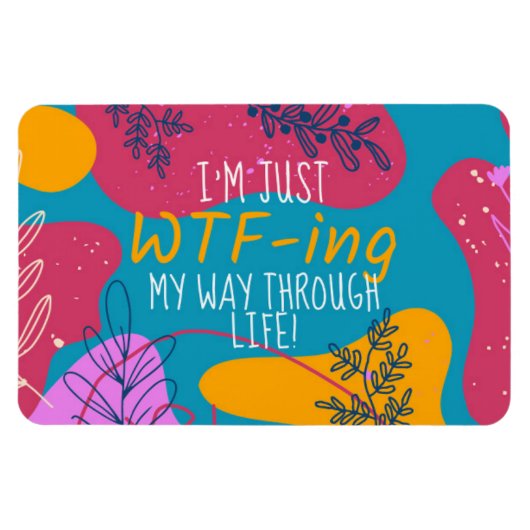 I'm Just... Flexible Photo Magnet マグネット (横)