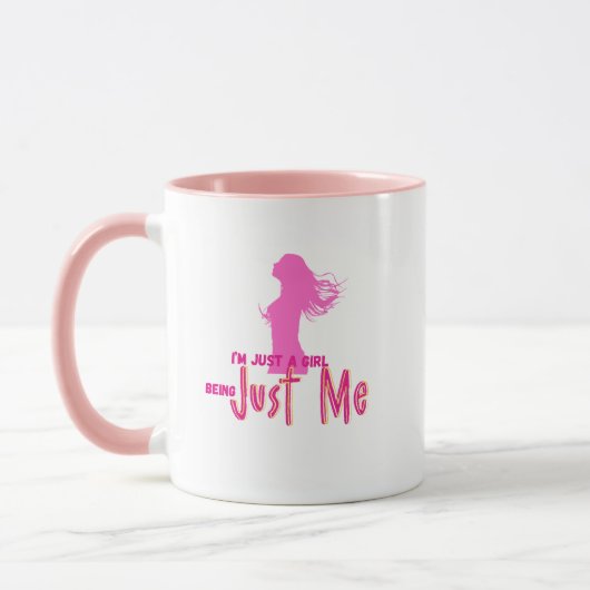 im just girl マグカップ (左)