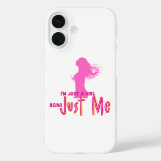 im just girl iPhone 16ケース
