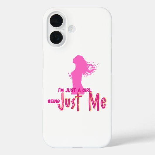 im just girl Case-Mate iPhoneケース (裏面)