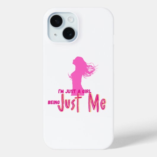 im just girl Case-Mate iPhoneケース (裏面)