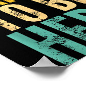 I'm Just Happy To Be Here - Retro Funny Saying Sar ポスター (角)