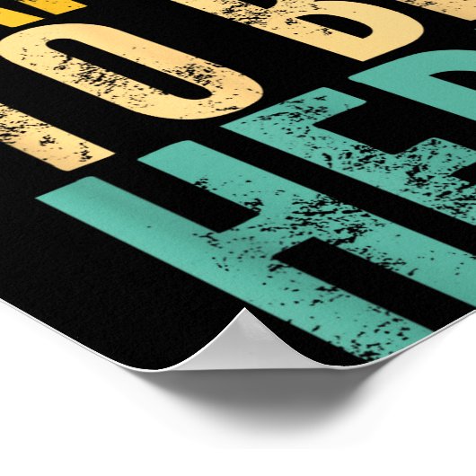 I'm Just Happy To Be Here - Retro Funny Saying Sar ポスター (角)