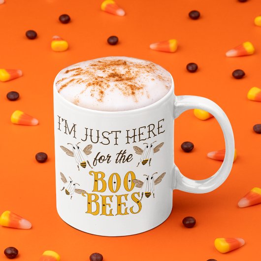 I'm Just Here for the Boo Bees Funny Halloween コーヒーマグカップ