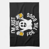  I'm Just Here For The Boos  キッチンタオル (縦)