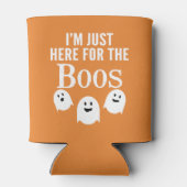 I'm Just Here for the Boos – 面白いハロウィーンパーティー 缶クーラー (裏面)