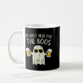 Im Just Here For The Boos Funny Gift Halloween Gho コーヒーマグカップ (左)