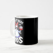 I'm Just Here For The Boos Halloween Women Ghost C コーヒーマグカップ (正面左)