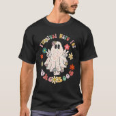 I'm Just Here For The Boos Halloween Women Ghost C Tシャツ (正面)