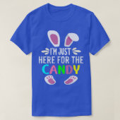 Im Just Here For The Candy Funny Easter Egg Bunny1 Tシャツ (デザイン正面)