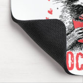 I'm Just Here For The Chocolate Funny Raccoon Vale マウスパッド (コーナー)