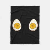 I'm Just Here For The Deviled Eggs Funny Couple  フリースブランケット (正面)