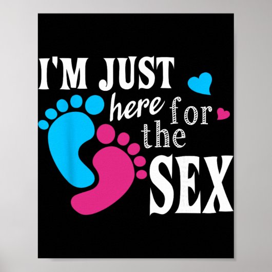 Im Just Here For The Funny Gender Reveal Party  ポスター (正面)