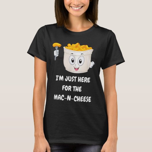 I'm Just Here For The Mac-n-cheese Funny Kids Shir Tシャツ (正面)