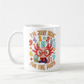 Im Just Here For The Maths Funny Mug コーヒーマグカップ (左)