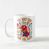 Im Just Here For The Maths Funny Mug コーヒーマグカップ (左)