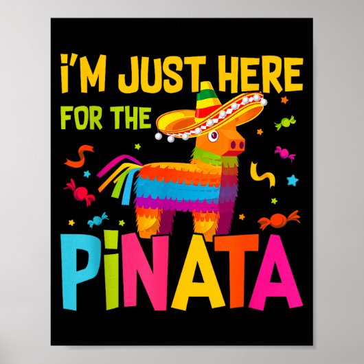 I'm Just Here For The Nata Funny Mexican Party ポスター (正面)