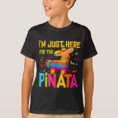 I'm Just Here For The Nata Funny Mexican Party Tシャツ (正面)