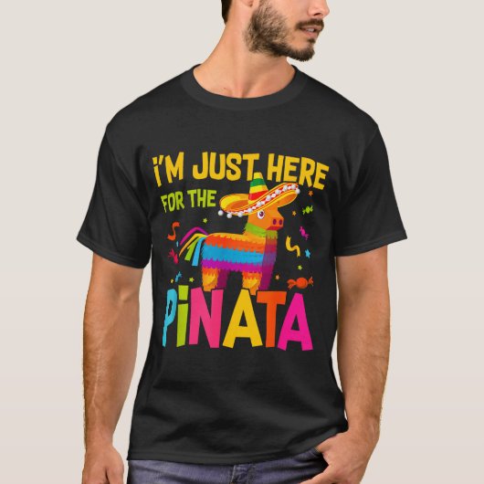 I'm Just Here For The Nata Funny Mexican Party Tシャツ (正面)