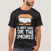  I'M Just Here For The Smores Campfire S'Mores Tシャツ (正面)