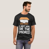  I'M Just Here For The Smores Campfire S'Mores Tシャツ (正面フル)