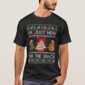 I'm Just Here For The Snack Christmas Cakes Debbie Tシャツ (正面)