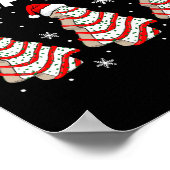 I'm Just Here For The Snacks Christmas Cakes Debbi ポスター (角)