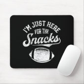 I'm Just Here For The Snacks Funny Fantasy Footbal マウスパッド (マウス)