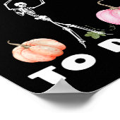 I'm Just Here To Dance Skeleton Dancing Llet  ポスター (角)