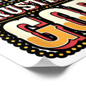 I'm Just Out Here Trusting God Quote ポスター (角)