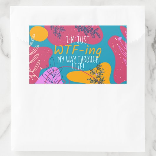 I'm Just... Sticker 長方形シール (バッグ)