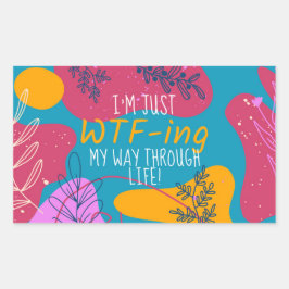 I'm Just... Sticker 長方形シール