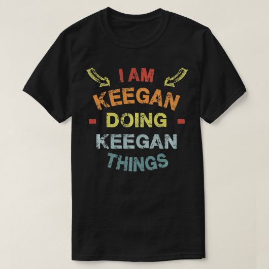 I'm Keegan Doing Keegan Things Cool Funny Christma Tシャツ (デザイン正面)