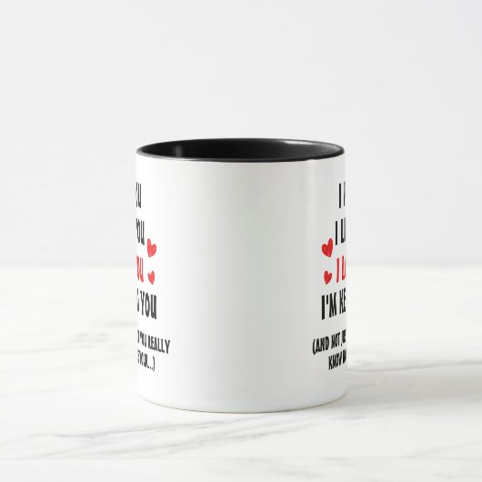 I'm Keeping You Personalized Valentine's Day Mug マグカップ (中央)