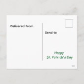 I'm Kind Of A Sham-Rock Star Funny Irish シーズンポストカード (裏面)