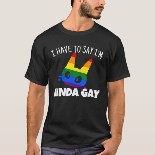 I'm kinda gay  tシャツ (正面)