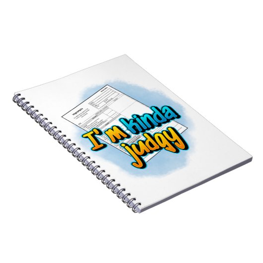 I'm Kinda Judgy Spiral Notebook ノートブック (右側)